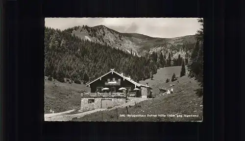 Schliersee Duffnerhuette Jaegerkamp Kat. Schliersee