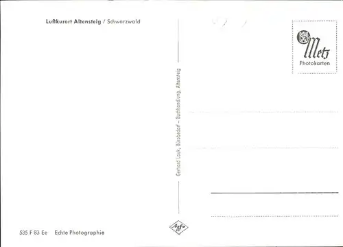 Altensteig Schwarzwald Gesamtansicht / Altensteig /Calw LKR