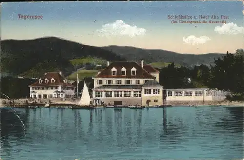 Tegernsee Schlosskaffee Hotel Alte Post Kat. Tegernsee