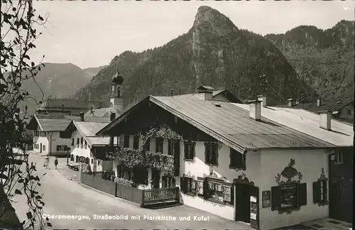 Oberammergau Kirche Kofel Kat. Oberammergau