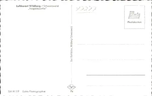 Wildberg Schwarzwald  / Wildberg /Calw LKR