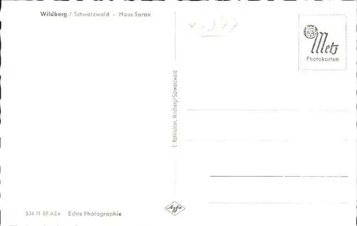 Wildberg Schwarzwald Haus Saron / Wildberg /Calw LKR
