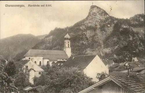Oberammergau Kirche Kofel Kat. Oberammergau