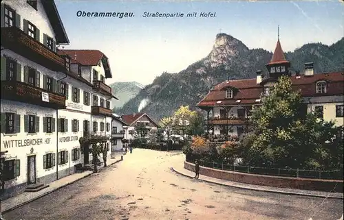 Oberammergau Kofel Wittelsbacher Hof Kat. Oberammergau