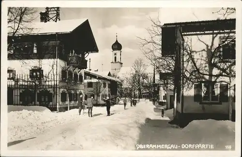 Oberammergau Dorfpartie Kat. Oberammergau