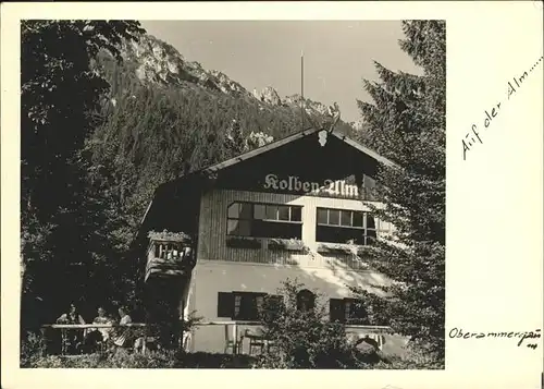 Oberammergau Kolben Alm Kat. Oberammergau