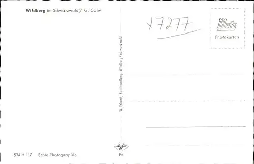 Wildberg Schwarzwald  / Wildberg /Calw LKR