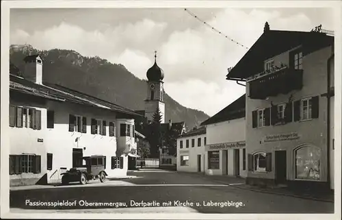 Oberammergau Kirche  Kat. Oberammergau