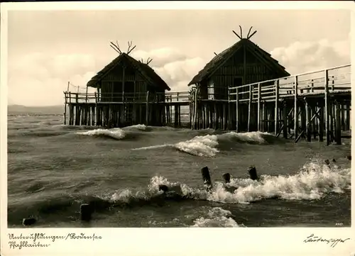 Unteruhldingen Pfahlbauten Kat. Uhldingen-Muehlhofen