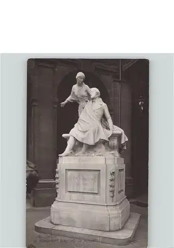 Paris Monument 
Alfred de Musset Kat. Paris