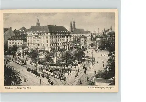 Muenchen Sendlinger-Tor-Platz Kat. Muenchen