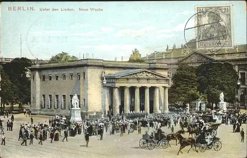 Berlin Unter den Linden Neue Wache Kat. Berlin