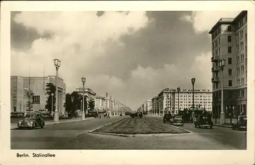 Berlin Stalinallee Kat. Berlin