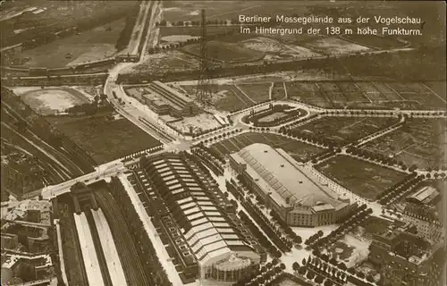 Berlin Messegelaende Luftbild Kat. Berlin