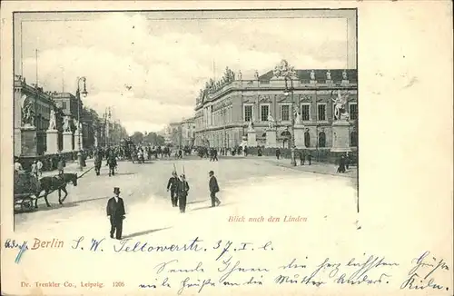 Berlin Unter den Linden Kat. Berlin