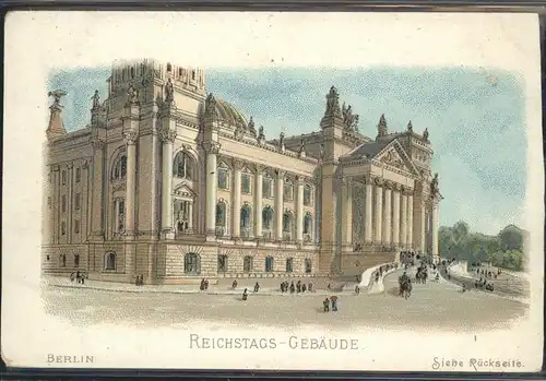 Berlin Reichstags-Gebaeude Kat. Berlin