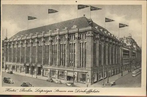 Berlin Hertie Doenhoffplatz Kat. Berlin