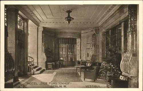 Berlin Hotel Fuerstenhof
Vestibul Kat. Berlin