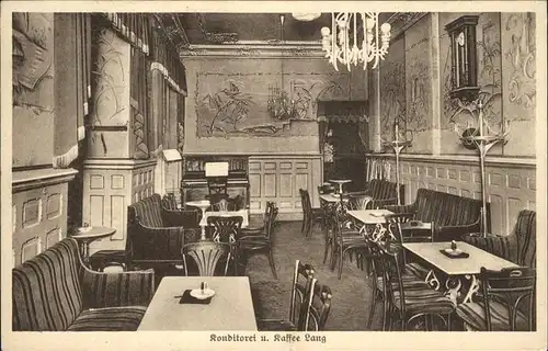 wz20676 Berlin Konditorei Cafe Lang Kategorie. Berlin Alte Ansichtskarten