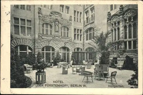 Berlin Hotel Fuestenhof Kat. Berlin