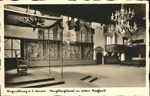 Regensburg altes Rathaus Saal Kat. Regensburg