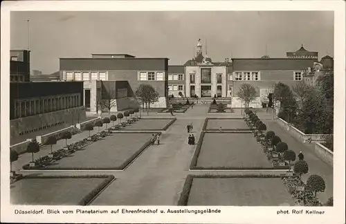 Duesseldorf Planetarium Ehrenfriedhof Ausstelungsgelaende Kat. Duesseldorf