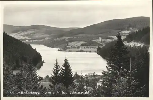 Schluchsee Seebrugg Schwarzwald Kat. Schluchsee