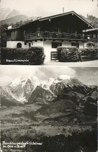 Berchtesgaden Schaenau Haus Kuemmerle Kat. Berchtesgaden