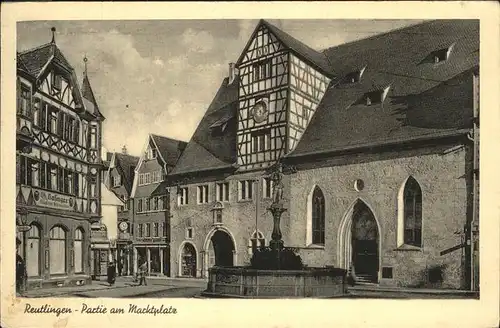 Reutlingen Marktplatz Kat. Reutlingen