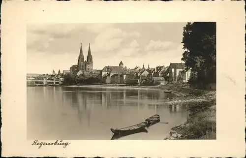 Regensburg Kirche Boot Kat. Regensburg