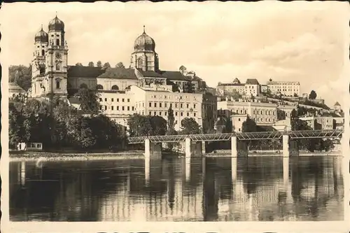 Passau Blick Dom Oberhaus Kat. Passau