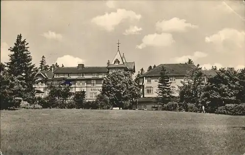 Oberhof Thueringen FDGB Erholungsheim Glueckauf Kat. Oberhof Thueringen