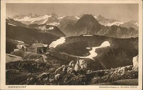 Oberstdorf Nebelhornhaus  Kat. Oberstdorf