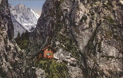 Garmisch-Partenkirchen Hoellenklamm Kat. Garmisch-Partenkirchen