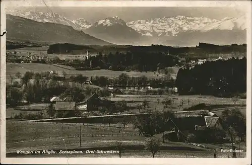 Wangen Allgaeu Scesaplana Drei Schwestern Kat. Wangen im Allgaeu