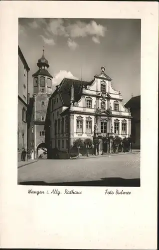 Wangen Allgaeu Rathaus Kat. Wangen im Allgaeu