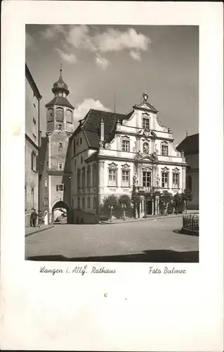 Wangen Allgaeu Rathaus Kat. Wangen im Allgaeu