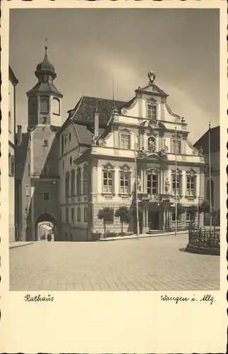 Wangen Allgaeu Rathaus Kat. Wangen im Allgaeu