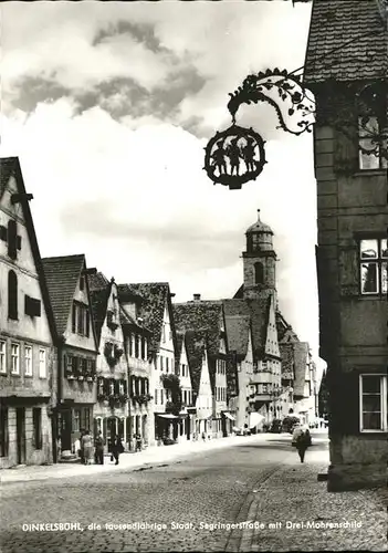 Dinkelsbuehl Segringerstrasse Drei Mohrenschild Kat. Dinkelsbuehl