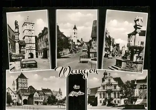 Wangen Allgaeu Brunnen Kat. Wangen im Allgaeu