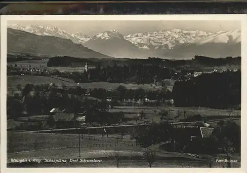 Wangen Allgaeu Scesaplana Drei Schwestern Kat. Wangen im Allgaeu