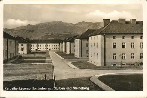 Sonthofen Oberallgaeu Karpathenkaserne Kat. Sonthofen