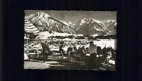 Oberstdorf Alpenhotel Panorama Winter Kat. Oberstdorf