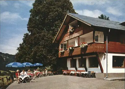 Oberstdorf Cafe Alpenrose Kat. Oberstdorf