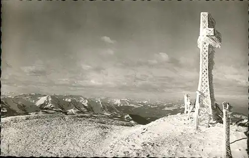 Oberstaufen Gipfelkreuz Kat. Oberstaufen