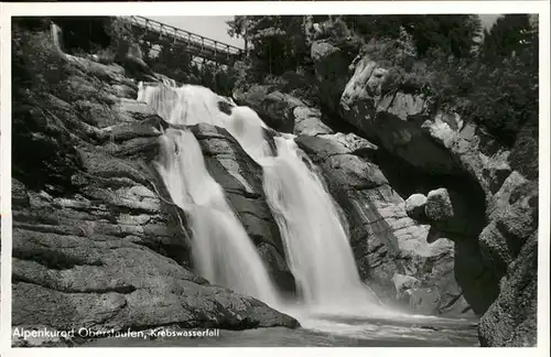 Oberstaufen Krebswasserfall Kat. Oberstaufen