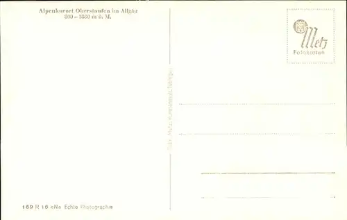 Oberstaufen Krebswasserfall Kat. Oberstaufen