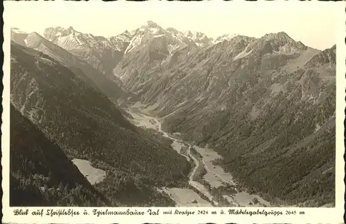 Oberstdorf Kratzer Maedelesgabelgruppe Kat. Oberstdorf