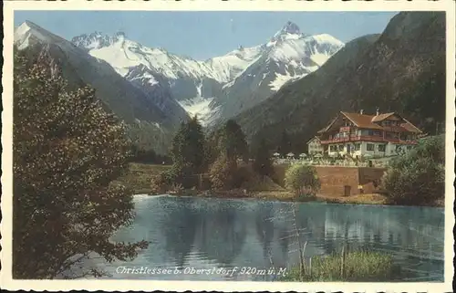 Oberstdorf Christlessee Kat. Oberstdorf