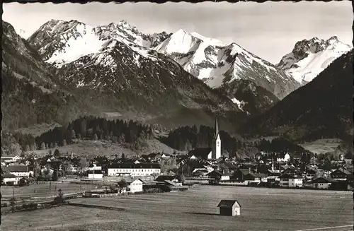 Oberstdorf Kegelkopf Krottenkopfgruppe Fuerschiesser Kratzer Kat. Oberstdorf